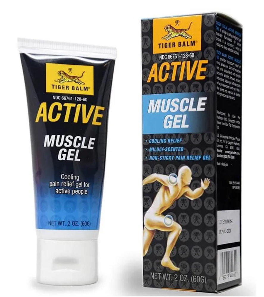 Tiger Balm Active Muscle Gel 2oz (6-Pack)<br>虎標酸痛啫 2oz 6支装