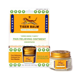 Tiger Balm Large White New 18g (6-Pack)<br>虎標萬金油-大白18g新裝 6罐装