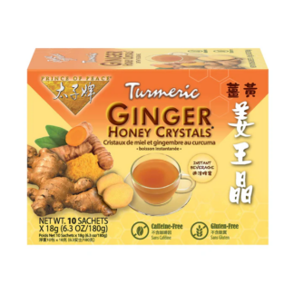 Prince of Peace Ginger Honey Crystals 18g x 10 Sachets (6-Pack)<br>太子牌姜王晶18g×10小袋/盒（6盒/装）
