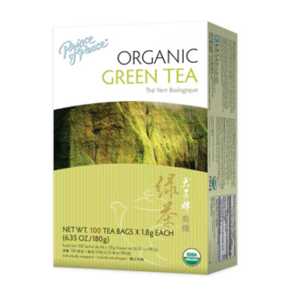 Prince of Peace Organic Green Tea 1.8*100 Tea Bags(6-Pack)<br>太子牌有機綠茶, 100茶包/盒, 6盒装