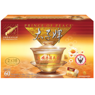 Prince of Peace Ginseng Tea Chrysan 30, 60 sachets, 30satches<br>太子牌原枝花旗參菊花茶60/30茶包
