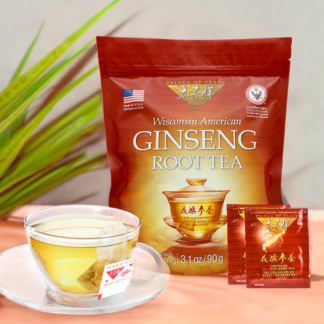 Prince of Peace Ginseng Tea 50Bags, (22-Pack)<br>太子牌花旗參茶50茶包, 22盒装