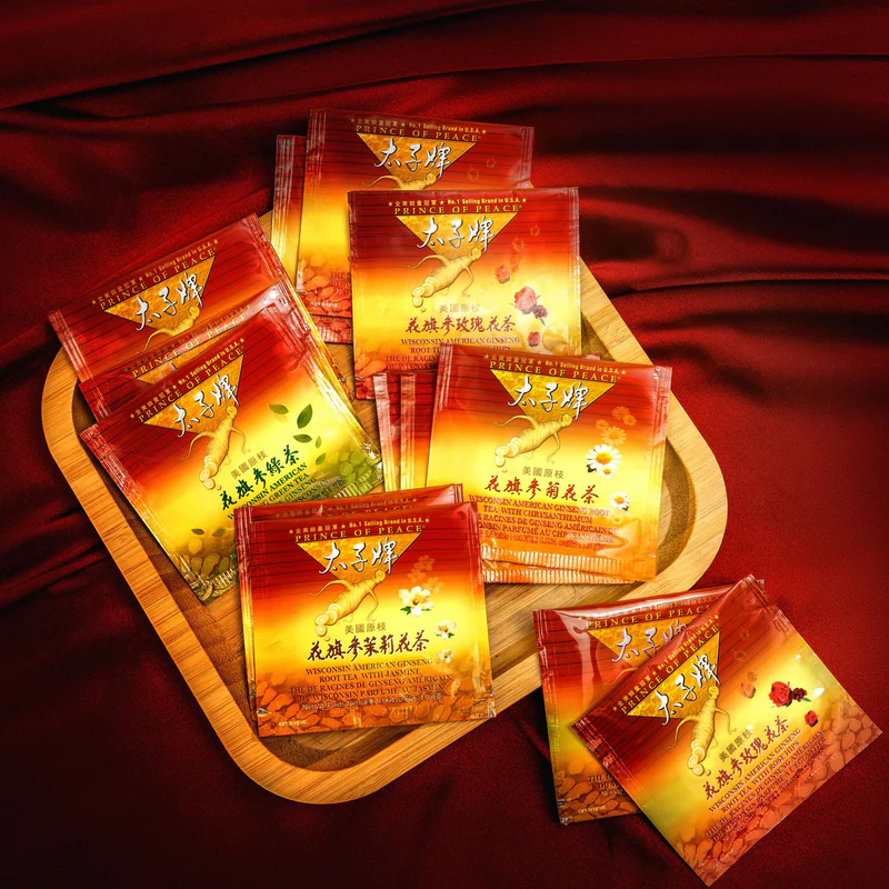 Prince of Peace Ginseng Tea Assorted Flavors, 28 tea bags (12-Pack)<br>太子牌花旗參茶包精選組合 28小包, 12盒装 - Image 4