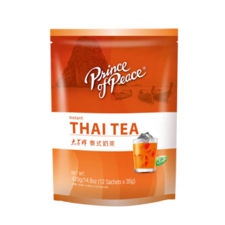 Prince of Peace 3-in-1 Instant Thai Tea, 35g*12sachets per bag(CTN/14)<br>太子牌泰式奶茶, 每袋12包, 每箱14袋