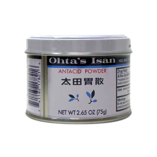 Ohta's Isan Antacid Powder 2.65oz, 75g (6-Pack)<br>太田胃散, 每罐75克(2.65盎司), 6罐装